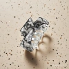 Transparent hair clip, black pattern grab clip, banana clip hair clip accessory Specification image